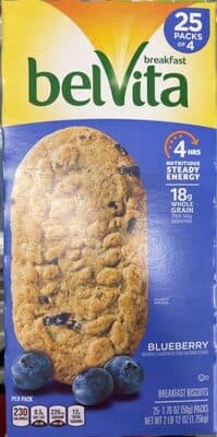 Blueberry Flavor Breakfast Biscuits