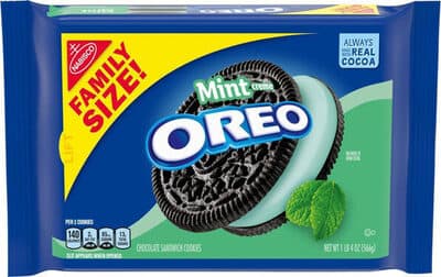 Mint Creme Chocolate Sandwich Cookies