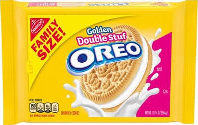 Golden Double Stuf Sandwich Cookies