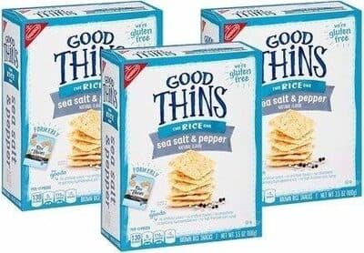Good Thins Sea Salt & Pepper Brown Rice Snacks