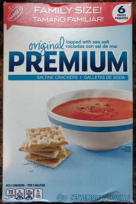 Original Topped with Sea Salt Saltine Crackers
