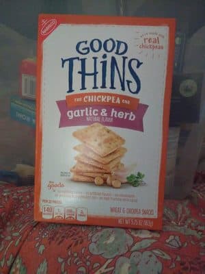 Garlic & Herb Wheat & Chickpea Snacks