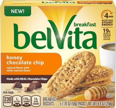 Honey Chocolate Chip Flavor Breakfast Biscuits