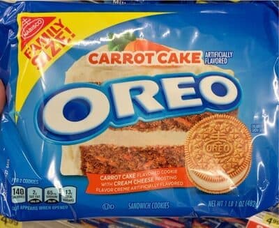 Carrot Cake Flavored Sandwich Cookies
