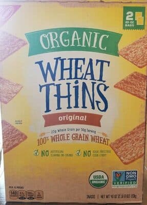 Original Organic 100% Whole Grain Wheat Snacks