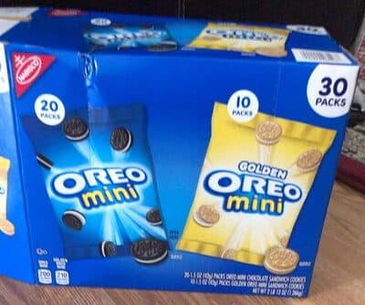 Oreo Variety Pack Mini Chocolate Golden Mini Sandwich Cookies