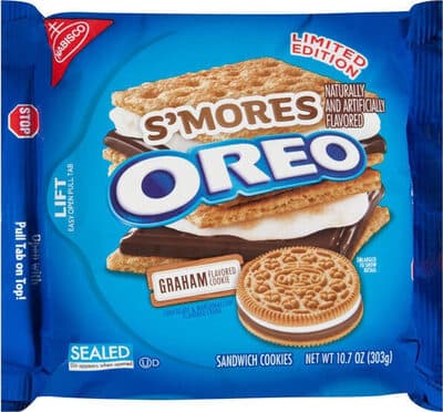 S'mores Graham Flavored Marshmallow & Chocolate Flavor Creme Sandwich Cookies