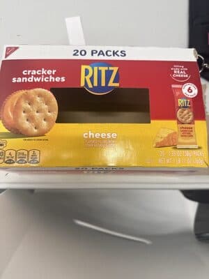 Ritz Cheese Cracker Sandwiches