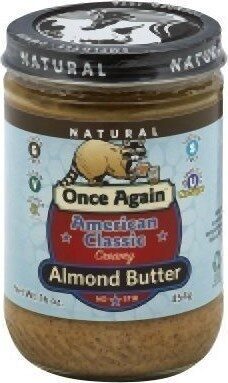 Creamy Unsweetened No Stir Almond Butter