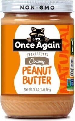 Creamy Unsweetened Peanut Butter