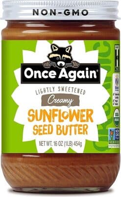Creamy Lightly Sweetened Sunflower Seed Butter