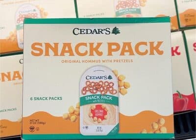 Snack Pack Original Hommus with pretzels
