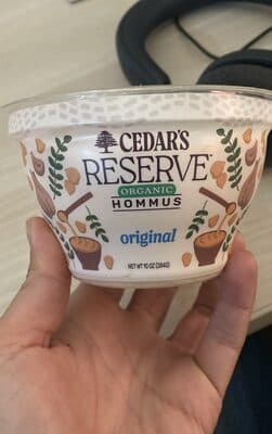 Organic hummus