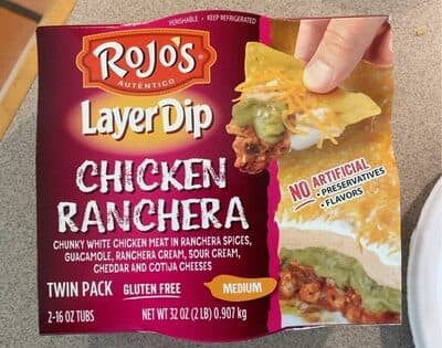 Chicken ranchera layered dip