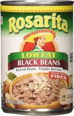 Low Fat Black Refried Beans