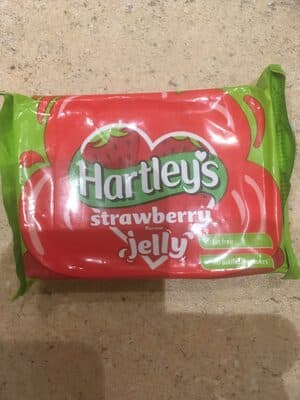 Strawberry flavour jelly