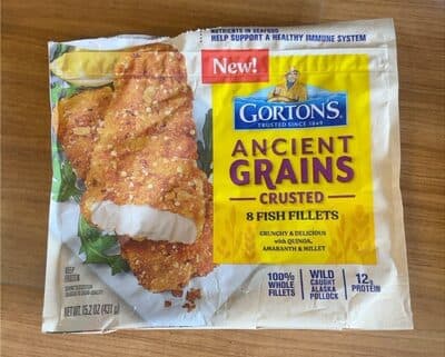 Gorton’s Ancient Grains crusted fish fillets