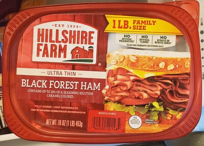 HILLSHIRE FARM, ULTRA THIN BLACK FOREST HAM