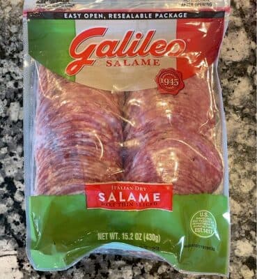 Italian Dry Salame Deli Thin Sliced