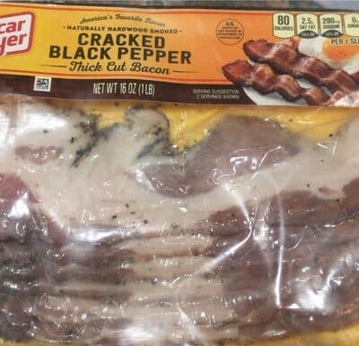 Cracked Black Pepper Thick Cut Bacon
