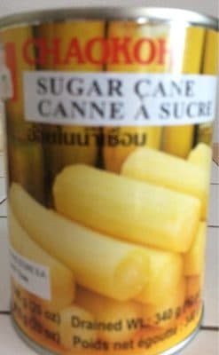 Canne a sucre en conserve