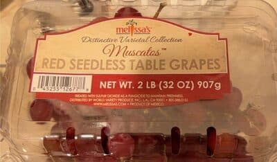 Red Seedless Table Grapes