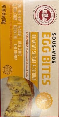Breakfast Sausage & Cheddar Sous-Vide Egg Bites
