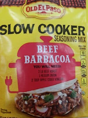 Old El Paso Beef Barbacoa Slow Cooker Seasoning Mix