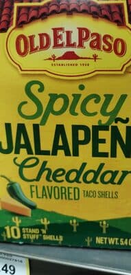 Spicy Jalapeño Cheddar Flavored Taco Shells