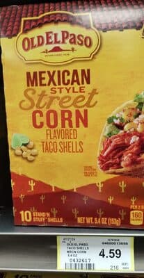 Mexican Style Street Corn Taco Shells