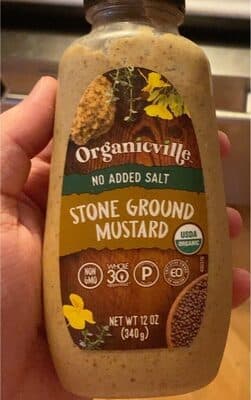 Stone Ground Mustard No Added Salt
