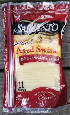 Sliced Swiss Natural Cheese