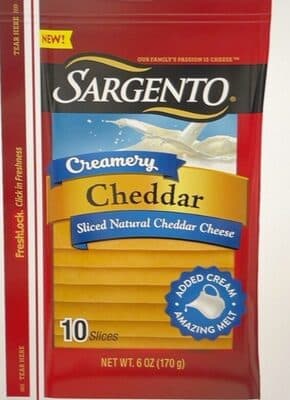 Cheddar Sliced Natural Cheese
