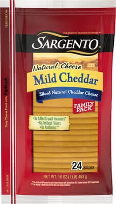 Sliced Mild Cheddar Natural Cheese