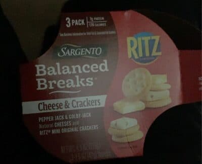 Pepper Jack & Colby-Jack Natural Cheeses And Ritz Mini Original Cheese & Crackers Snacks
