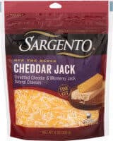 Cheddar Jack, Monterey Jack & Cheddar-Jack Fine Cut Shredded Natural Cheeses