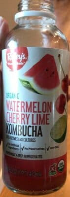 Watermelon, Cherry Lime Organic Kombucha