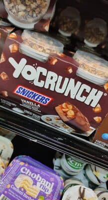 Snickers Pieces Vanilla Lowfat Yogurt