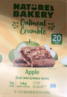 Apple Oatmeal Crumble Bars