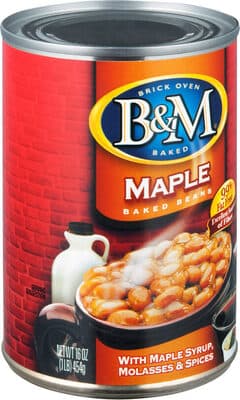 Maple Baked Beans with Maple Syrup, Molasses & Spices