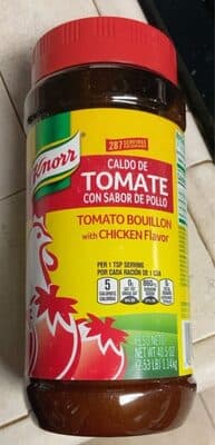 Tomato Bouillon With Chicken Flavor