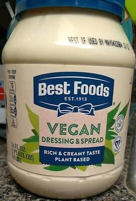 Plant Based Vegan Dressing & Spread