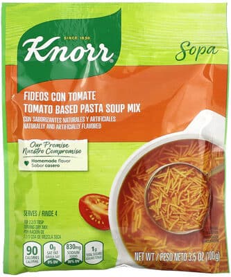 Tomato Flavored Based Pasta Soup Mix