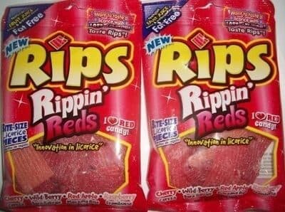 Rippin reds bitesize licorice pieces
