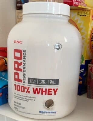 GNC Pro Performance 100% Whey Protein Powder
