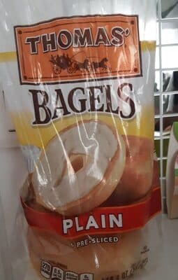 Plain Pre-Sliced Bagels
