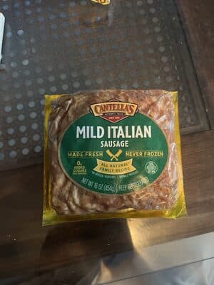 Italian Sausage, Mild