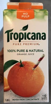 Tropicana Original Orange Juice No Pulp