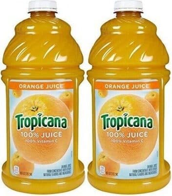 100% Orange Juice From Concentrate