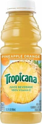 Pineapple Orange Flavored Juice Beverage Blend From Concentrate